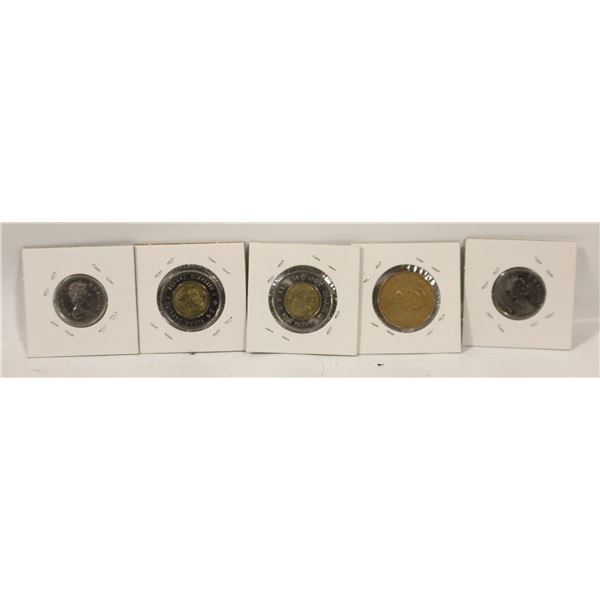 COLLECTOR COINS IN COIN SLEEVES