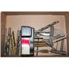 Image 1 : FLAT  WITH SETS OF DRILL BITS PLUS OTHER LARGER