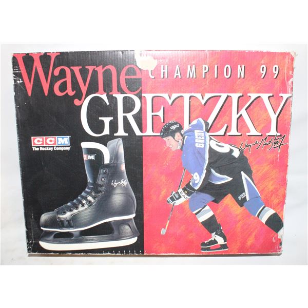 WAYNE GRETZKY CCM BOYS SIZE 1 HOCKEY SKATES