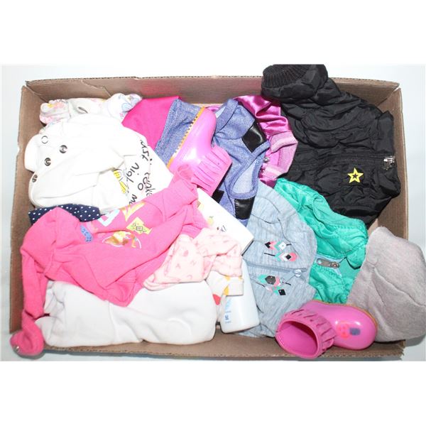 LOT OF BABY CLOTHES AND JACKETS