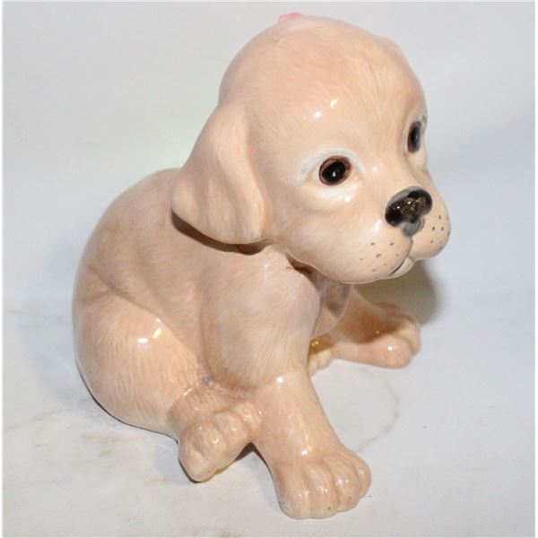PORCELAIN PUPPY COLLECTABLE STAMPED V.A.1899 &