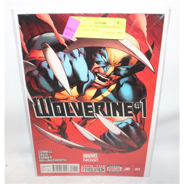 MARVEL 2013 WOLVERINE ISSUE #001 FIRST ISSUE