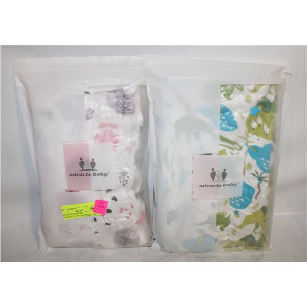 2 NEW SEALED BABY SWADDLE/SLEEP CLOTHING