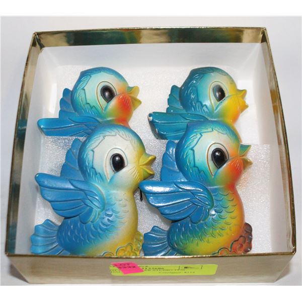 LOT OF 4 MILLER STUDIO 1970 CHALKWARE