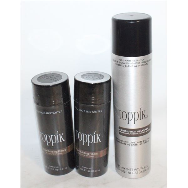 NEW TOPPIK HAIR BUILDING FIBERS 27.5G X 2/