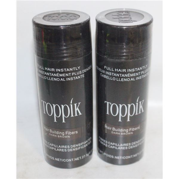 NEW TOPPIK HAIR BUILDING FIBERS 27.5G X 2