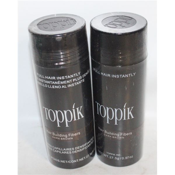 NEW TOPPIK HAIR BUILDING FIBERS 27.5G X 2