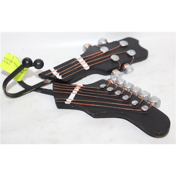 GUITAR AND BASS GUITAR WALL HOOKS