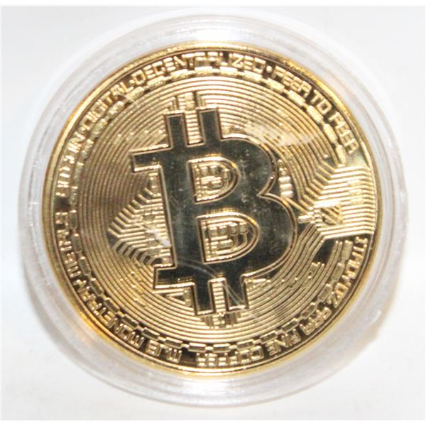 BITCOIN COLLECTOR METAL TOKEN ENCAPSULATED