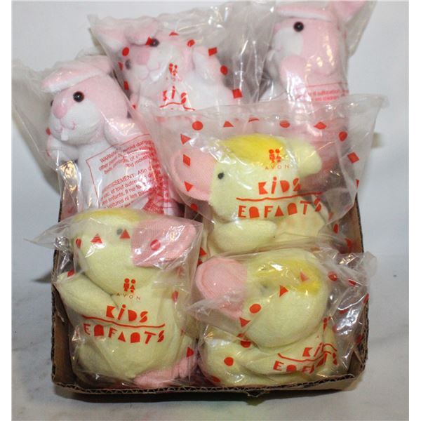 NEW 1990S AVON BEAN FRIENDS STUFFIES/