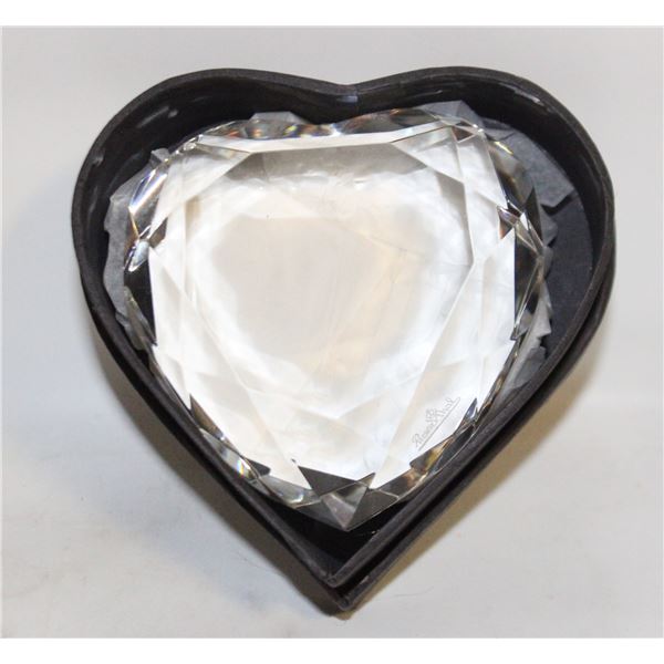 NEW PINK ROSENTHAL 24% LEAD CRYSTAL