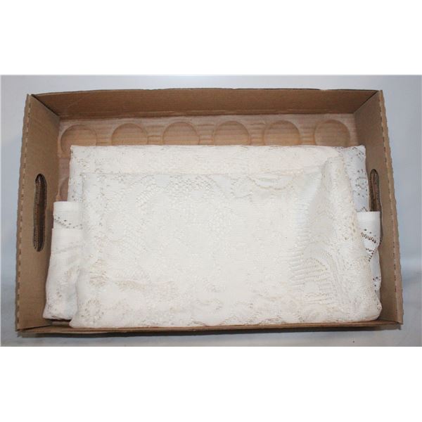 LACE TABLECOLTH 57" X 68"