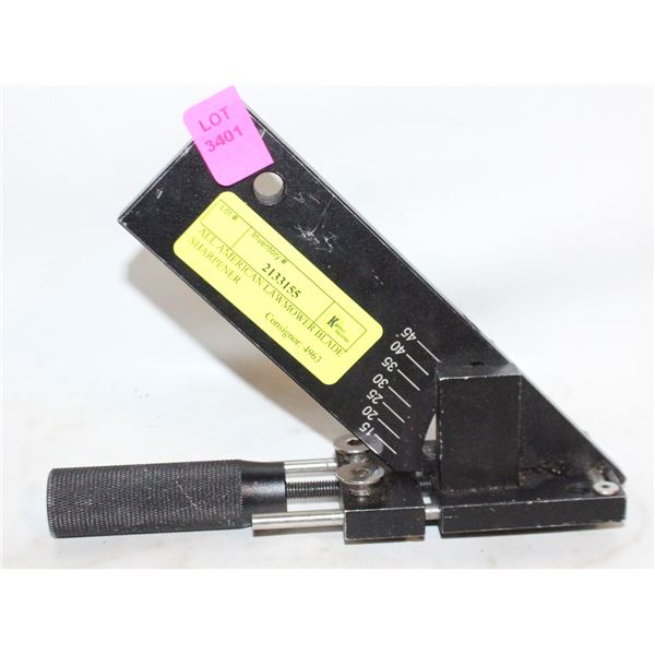 ALL AMERICAN LAWMOWER BLADE SHARPENER