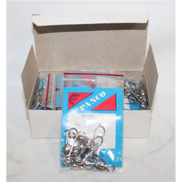 BOX OF 12 PACKS OF FISHING SWIVELS