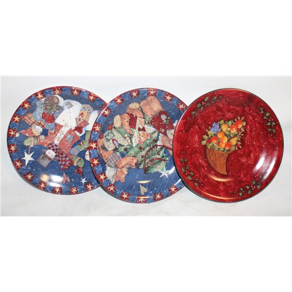 3 SUSAN WINGET PLATES