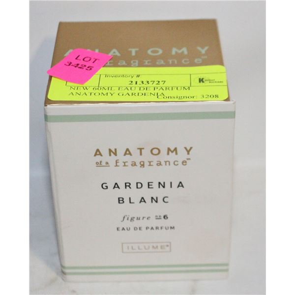 NEW 60ML EAU DE PARFUM ANATOMY GARDENIA