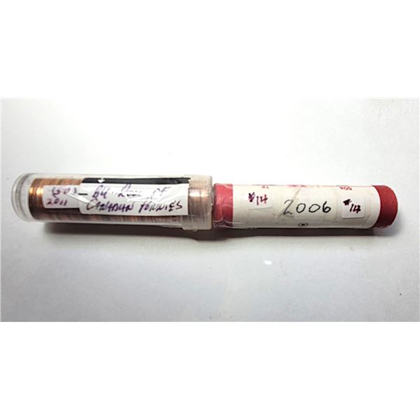 35)  LOT OF 2 COMPLET ROLLS OF CANADIAN