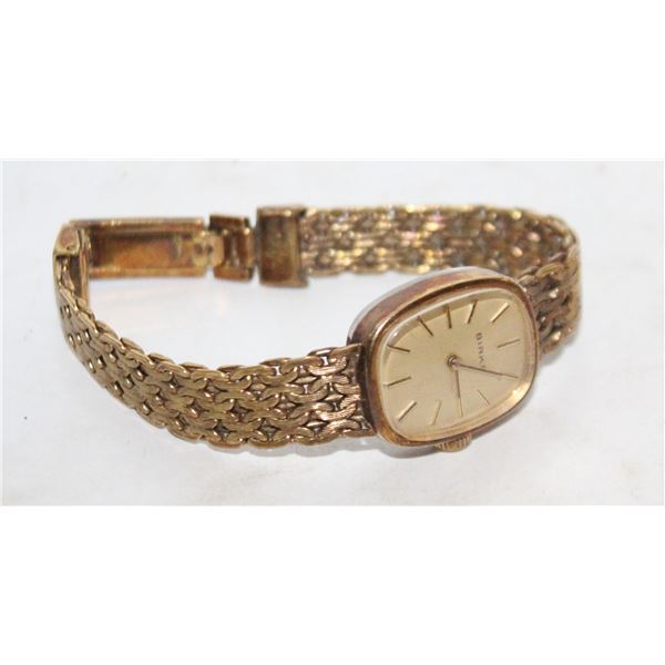 GOLD PLATED BIRKS LADIES WATCH
