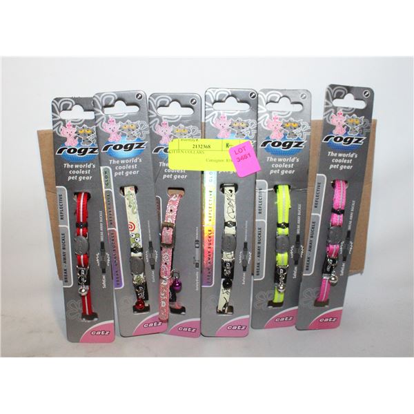 6 KITTEN COLLARS