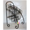 Image 1 : 3 TIER WROUGHT IRON PHOTO ALBUM HOLDER