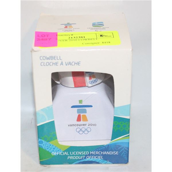 VANCOUVER 2010 COWBELL