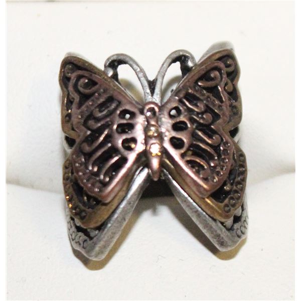 ESTATE BUTTERFLY 3DIMENSIONAL RING IN BOX-ESTATE