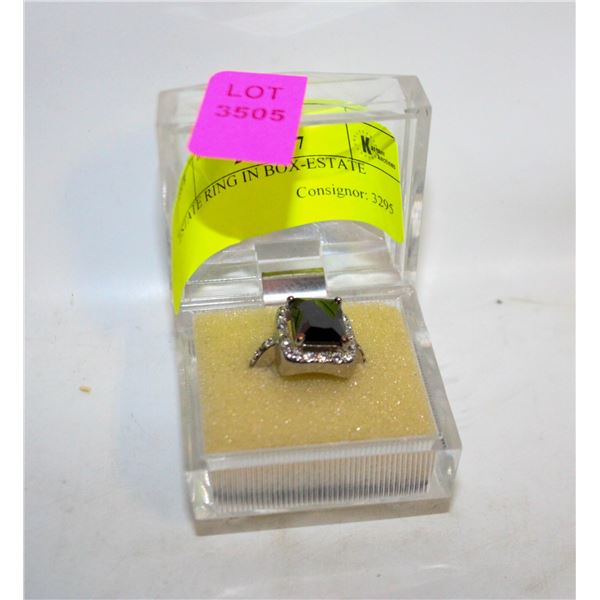 ESTATE RING IN BOX-ESTATE