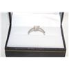 Image 1 : 925 SILVER TEARDROP RING IN BOX-ESTATE