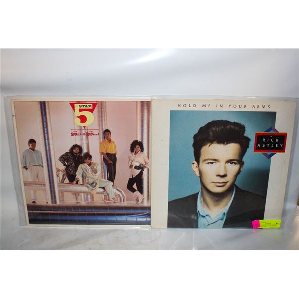 RICK ASTLEY & 5 STAR SILK & STEEL RECORDS
