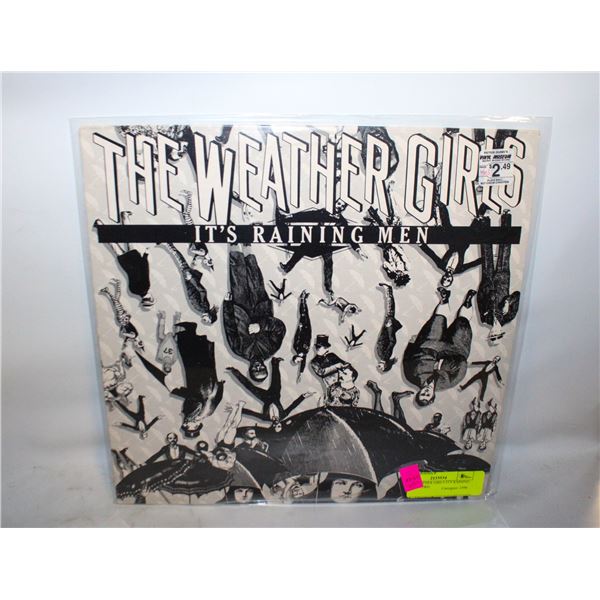 THE WEATHER GIRLS IT'S RAINING MEN RECORD
