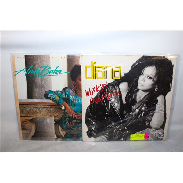 DIANA ROSS & ANITA BAKER RECORDS