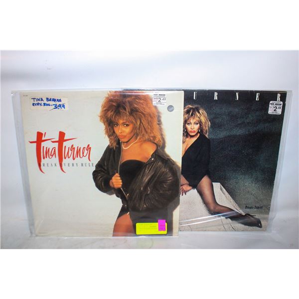TINA TURNER 2 RCORDS PLUS ONE 45