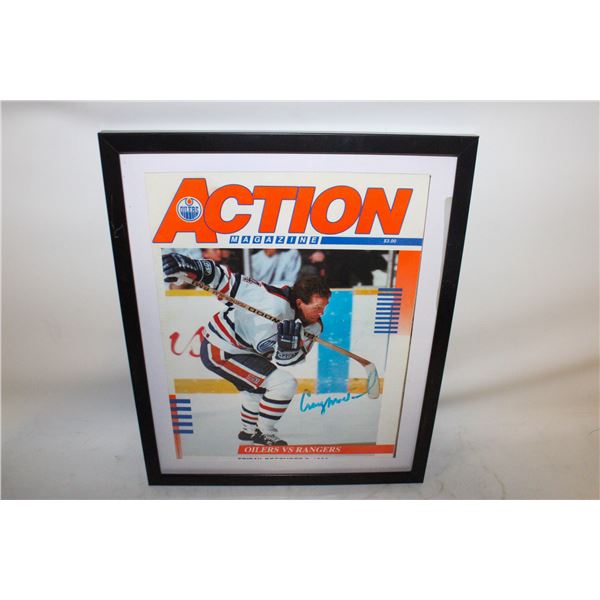 FRAMED OILERS CRAIG MACTAVISH AUTOGRAPH