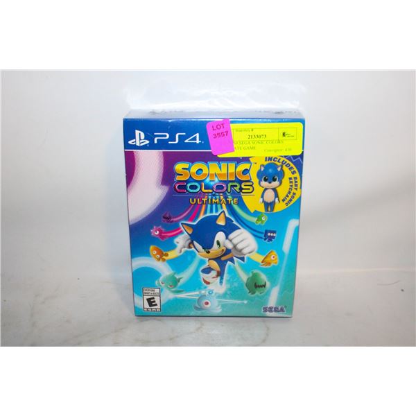 NEW PS4 SEGA SONIC COLORS ULTIMATE GAME