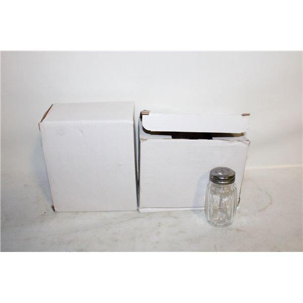 2 SETS OF CHEF SALT AND PEPPER SHAKERS
