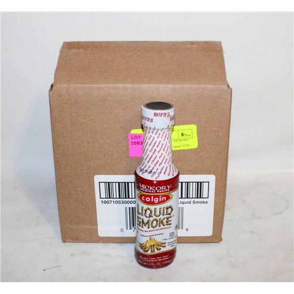 CASE OF 12 BOTTLES OF HICKORY LIQUID SMOKE