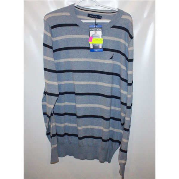 NAUTICA MENS SWEATER SZ L NEW W/TAGS