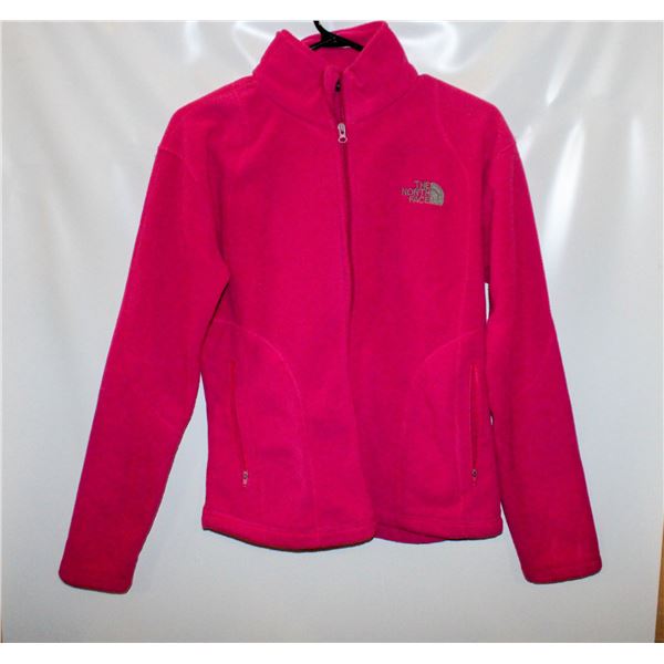WOMEN'S NORTH FACE FLEECE FZ JACKET PINK SIZE L