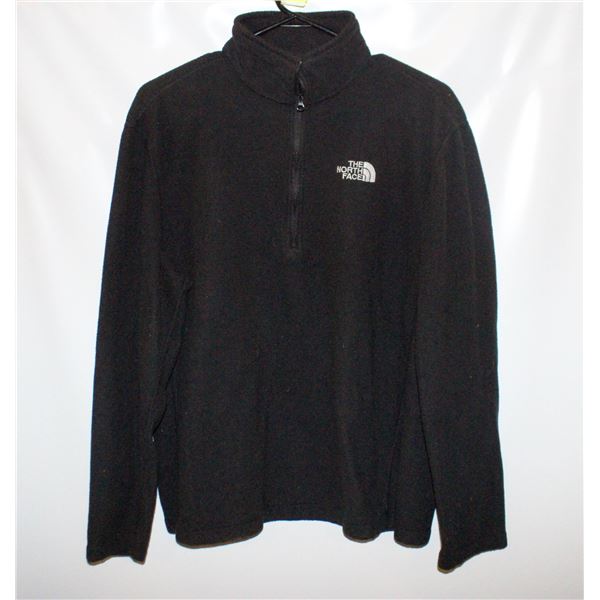 WOMEN'S NORTH FACE FLEECE 1/4ZIP BLACK SIZE L