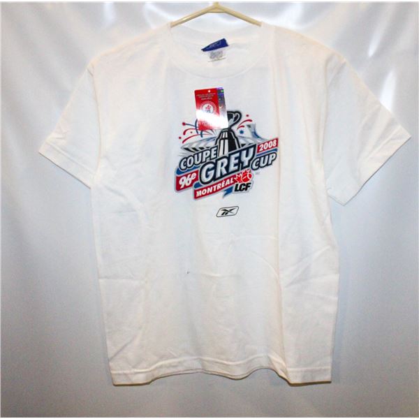 NEW 2008 GREY CUP SHIRT LARGE