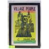 Image 1 : FRAMED VILLAGE PEOPLE POSTER PRINT
