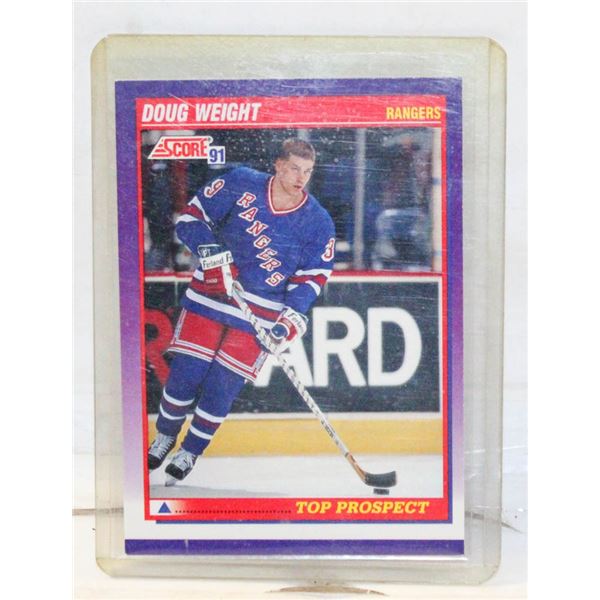 SCORE DOUG WEIGHT TOP PROSPECT RAW CARD