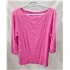 Image 1 : AMAZON ESSENTIALS XL PINK LONG SLEEVE T-SHIRT