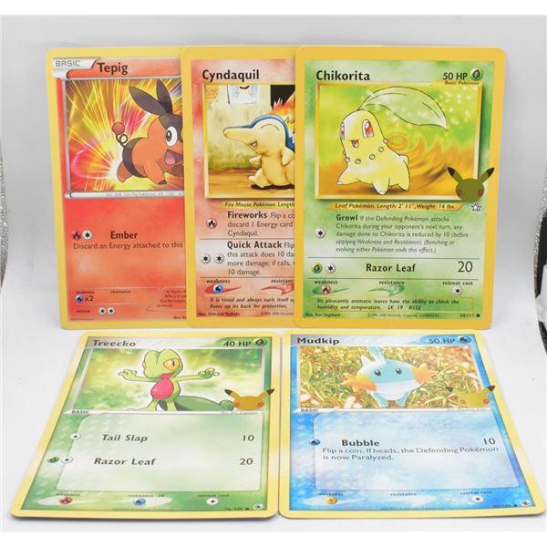 5 POKEMON 25TH ANNIVERSARY JUMBO