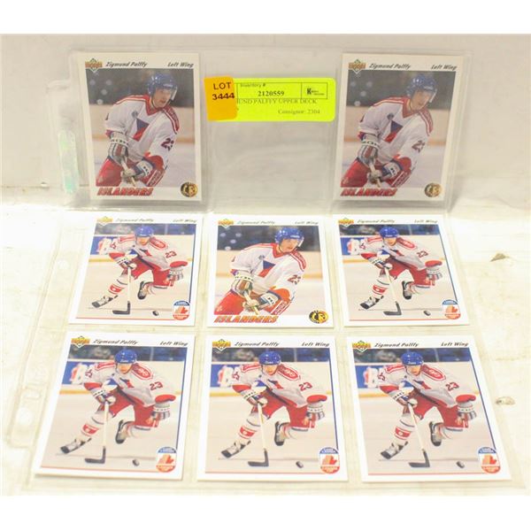 8 ZIGMUND PALFFY UPPER DECK ROOKIE CARDS