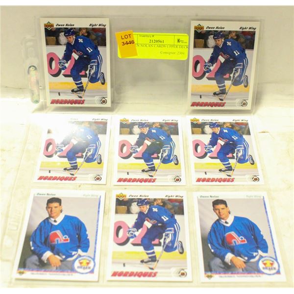 8 OWEN NOLAN CARDS UPPER DECK