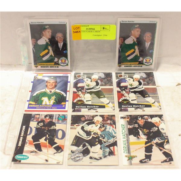 8 DERIAN HATCHER ROOKIE CARDS