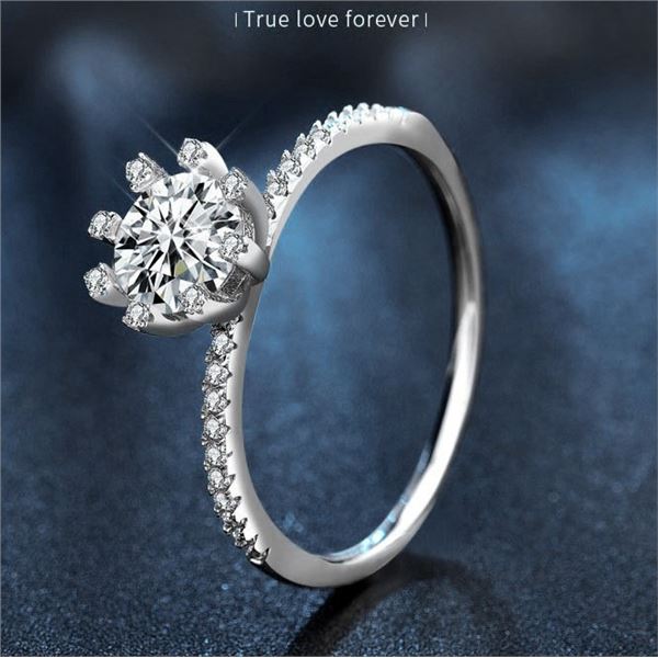 1 CT GRA CERTIFIED ROUND BRILLIANT MOISSANITE