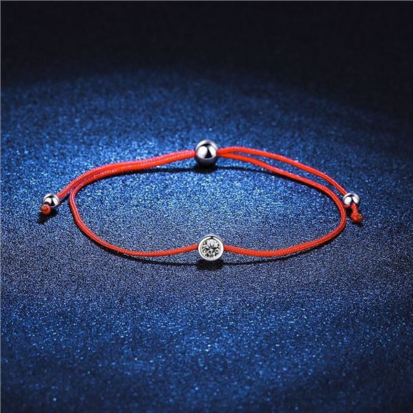 GRA CERTIFIED RED ROPE STYLE ROUND BRILLIANT