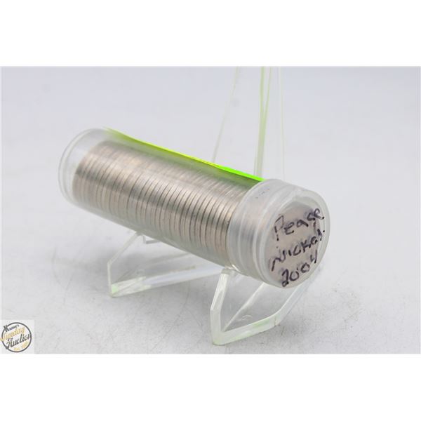 ROLL OF 2004 PEACE NICKELS